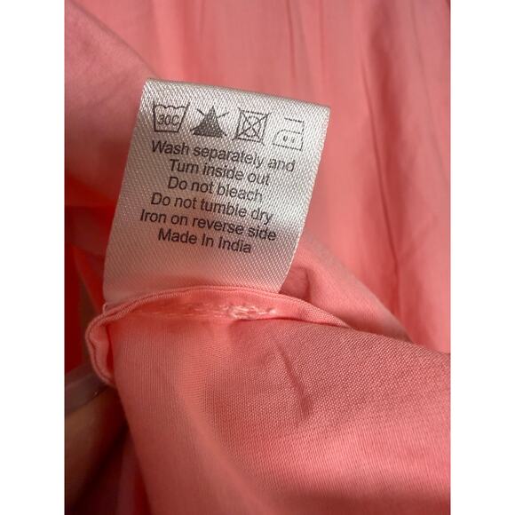 Love the Label Zuri Pink Short Sleeve Top Women’s Size L - Picture 6 of 7